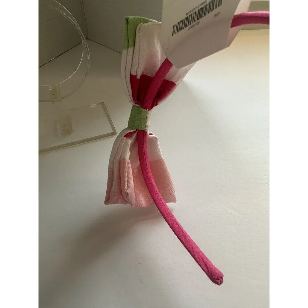 Gymboree Easter Girls Pink Green White Hair Bow Headband NEW NWT 2017